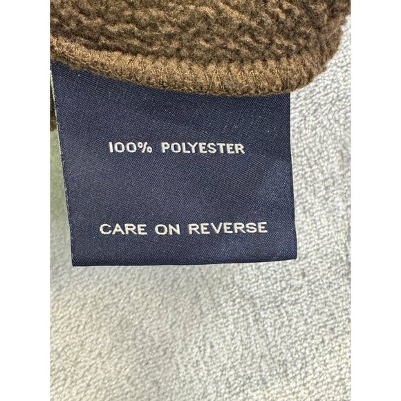 GH Bass and Co Mens Xlarge Brown pullover hoodie Fleece Sweatshirt - Picture 4 of 16